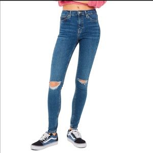 TOPSHOP high-rise Jamie jeans 26W 32L